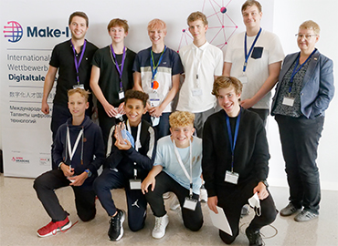 Klax Team wins the title of "Young Star" in the "Make-IT Digitaltalente" competition