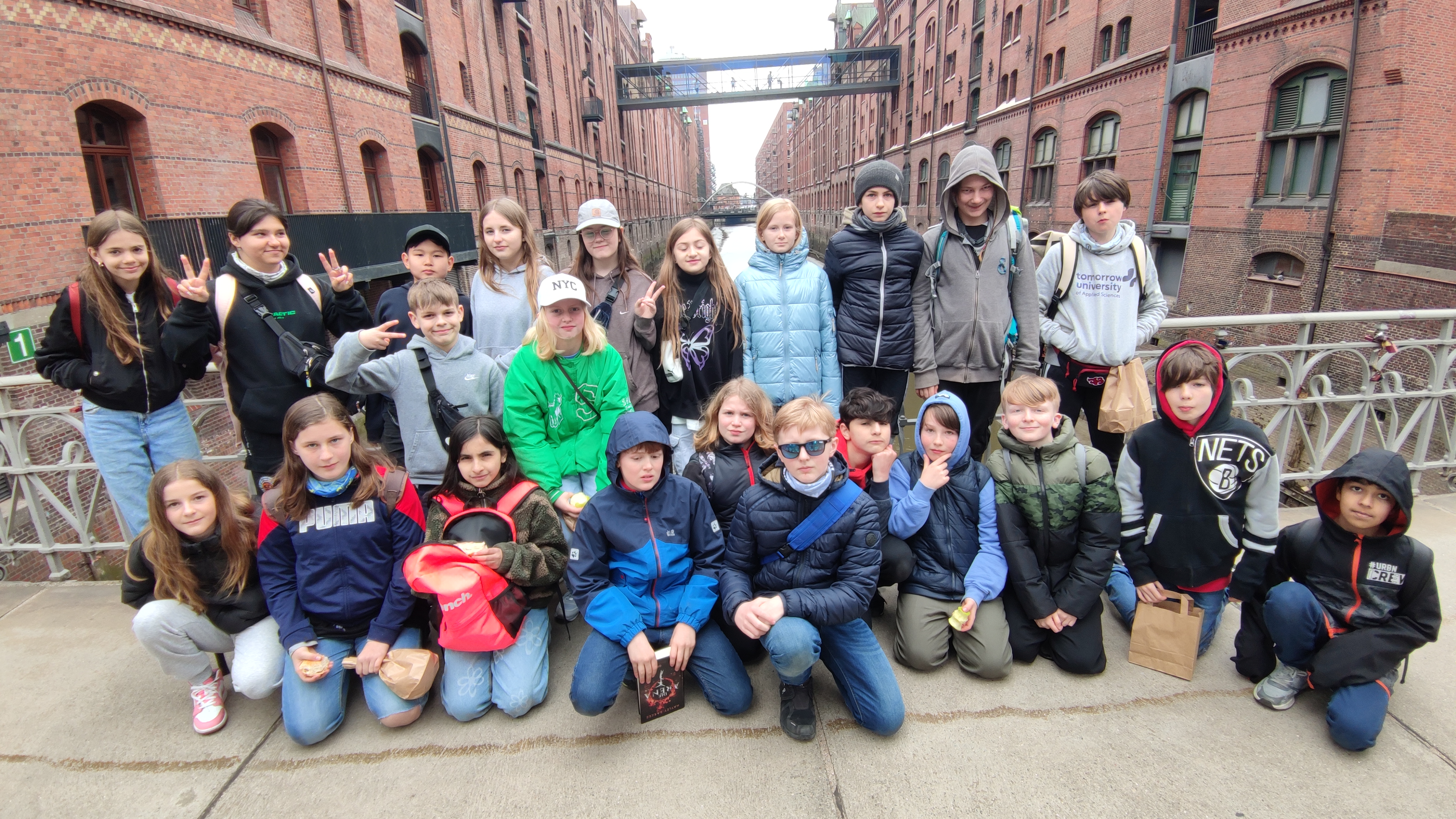 Project trip of class 6 to Hamburg