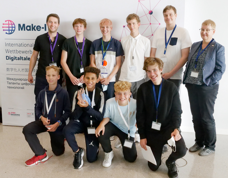 Klax Team holt den Titel "Jungstar" beim Wettbewerb „Make-IT Digitaltalente“