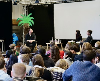 Zum Abschluss konnten alle Schüler*innen ihre Fragen loswerden