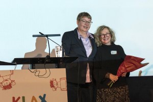 Prof. Lieselotte Ahnert und Antje Bostelmann